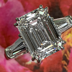 diamond emerald engagement ring chicago