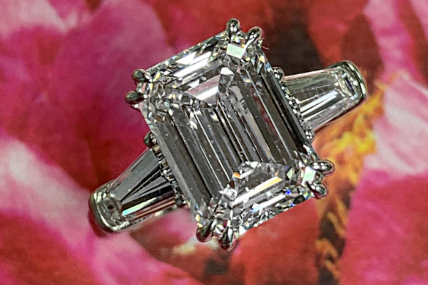 diamond emerald engagement ring chicago