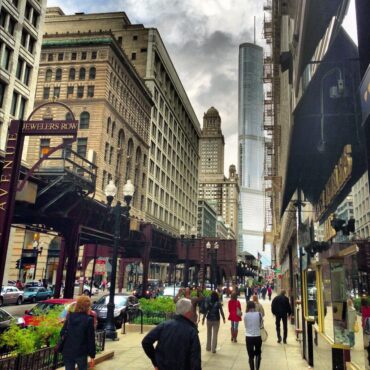 Jewelers Row in the Chicago Loop